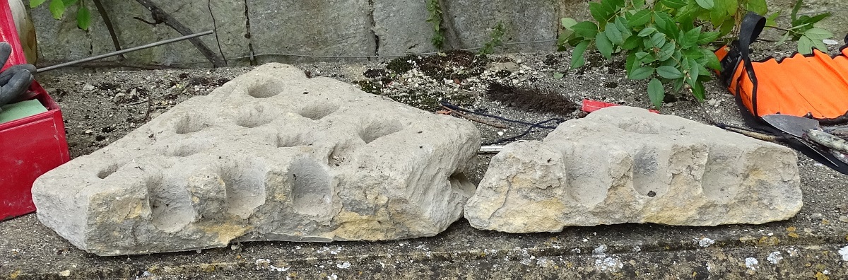 Cresset stone broken